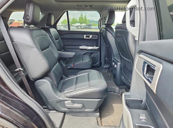 1FMSK8DH7LGC68973 2020 FORD EXPLORER Black Rear interior view