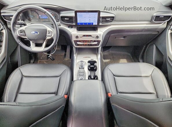 1FMSK8DH7LGC68973 2020 FORD EXPLORER Black Dashboard view