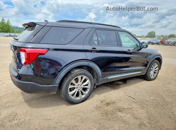 1FMSK8DH7LGC68973 2020 FORD EXPLORER Black Rear right