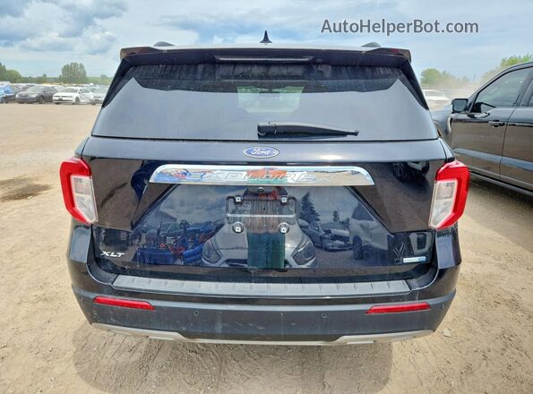 1FMSK8DH7LGC68973 2020 FORD EXPLORER Black Rear view