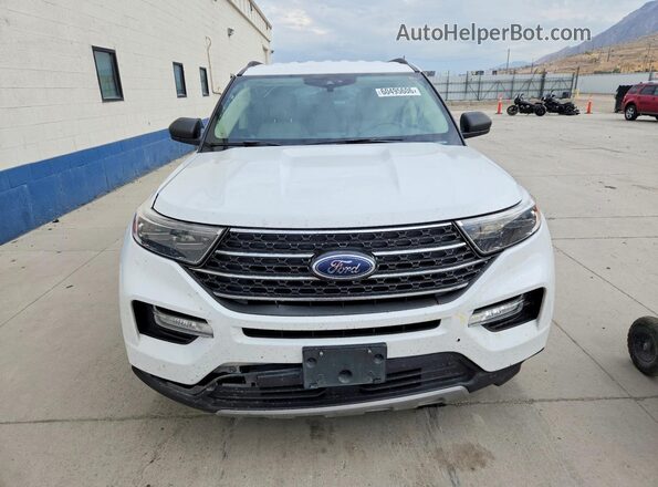 1FMSK8DH7LGD16813 2020 FORD EXPLORER White Front view