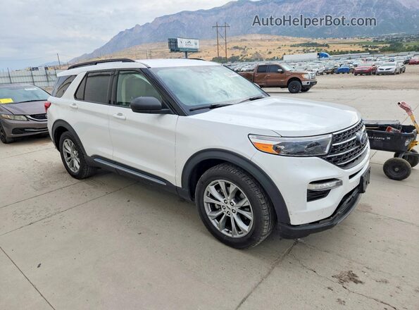 1FMSK8DH7LGD16813 2020 FORD EXPLORER White Front right