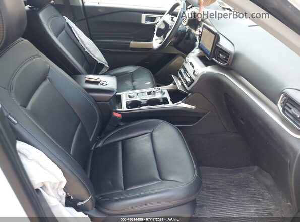 1FMSK8DH7MGA36469 2021 FORD EXPLORER Белый Вид салона спереди