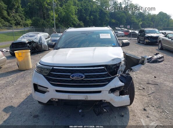 1FMSK8DH7MGA36469 2021 FORD EXPLORER Белый Вид щитка приборов