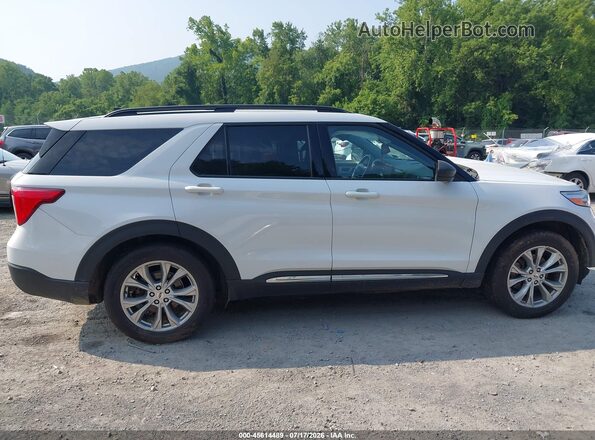 1FMSK8DH7MGA36469 2021 FORD EXPLORER Белый Вид задней части салона