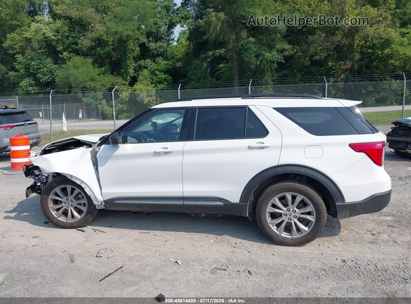 1FMSK8DH7MGA36469 2021 FORD EXPLORER Белый Панорамный вид салона 360°