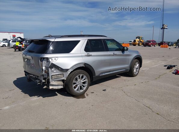 1FMSK8DH7MGA50226 2021 FORD EXPLORER Серебряный Задняя правая четверть