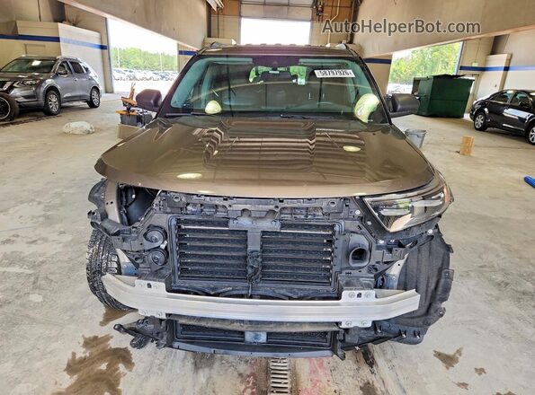 1FMSK8DH7MGA66507 2021 FORD EXPLORER Brown Դիմացի տեսք