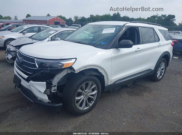 1FMSK8DH7NGA04414 2022 FORD EXPLORER White Przód lewy