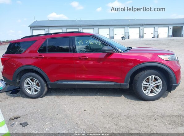 1FMSK8DH7NGA23867 2022 FORD EXPLORER Red Вид задньої частини салону