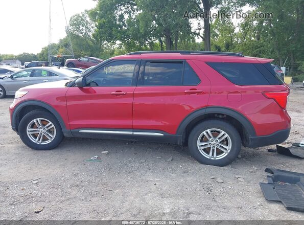 1FMSK8DH7NGA23867 2022 FORD EXPLORER Red Панорамний вид салону 360°