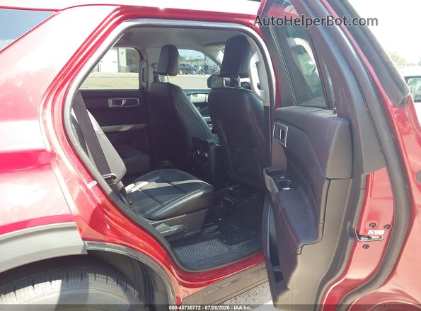 1FMSK8DH7NGA23867 2022 FORD EXPLORER Red Вид наклейки з VIN-кодом
