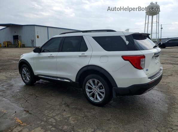 1FMSK8DH7NGA67299 2022 FORD EXPLORER Белый Задняя левая четверть