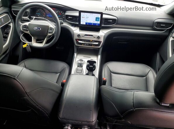 1FMSK8DH7NGA67299 2022 FORD EXPLORER Белый Вид панели приборов