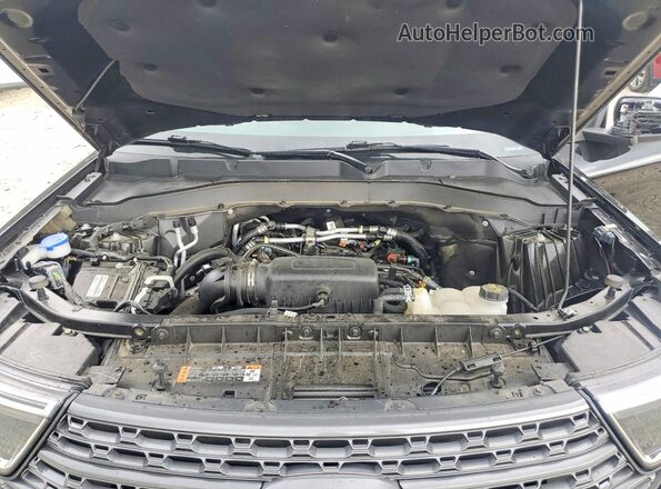 1FMSK8DH7NGC08971 2022 FORD EXPLORER Black Rear interior view