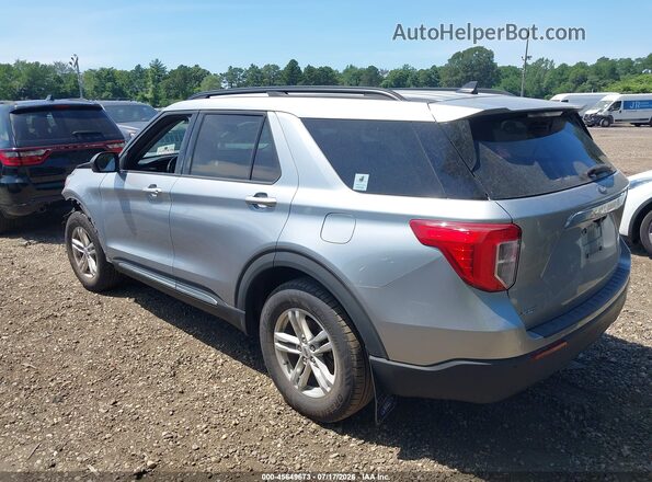 1FMSK8DH7NGC10414 2022 FORD EXPLORER Gray Widok wnętrza 360 stopni