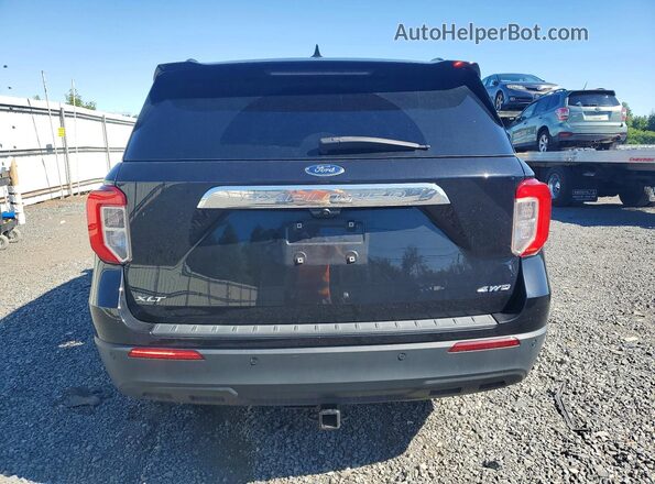1FMSK8DH7NGC25284 2022 FORD EXPLORER Black Vista trasera