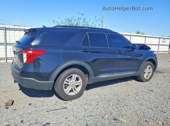 1FMSK8DH7NGC25284 2022 FORD EXPLORER Black Trasero derecho