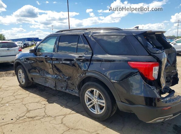 1FMSK8DH7NGC40450 2022 FORD EXPLORER Black Rear left