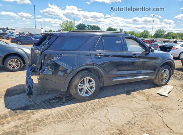 1FMSK8DH7NGC40450 2022 FORD EXPLORER Black Rear right