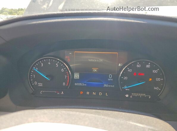 1FMSK8DH7NGC40450 2022 FORD EXPLORER Black Instrument cluster view