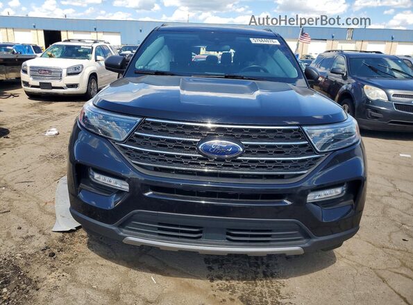 1FMSK8DH7NGC40450 2022 FORD EXPLORER Black Front view