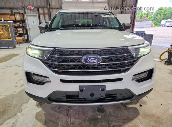 1FMSK8DH7PGA30675 2023 FORD EXPLORER White Vista frontal