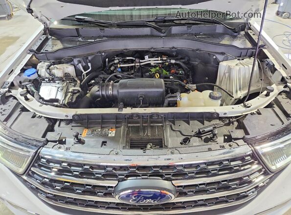 1FMSK8DH7PGA30675 2023 FORD EXPLORER White Vista del compartimento del motor