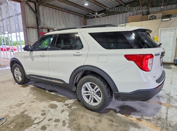 1FMSK8DH7PGA30675 2023 FORD EXPLORER White Trasero izquierdo