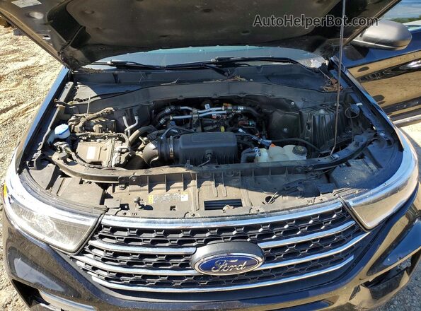 1FMSK8DH7PGA60307 2023 FORD EXPLORER Black Widok komory silnika