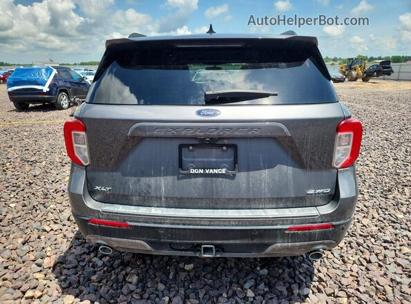 1FMSK8DH7PGA73722 2023 FORD EXPLORER Gray Vista trasera