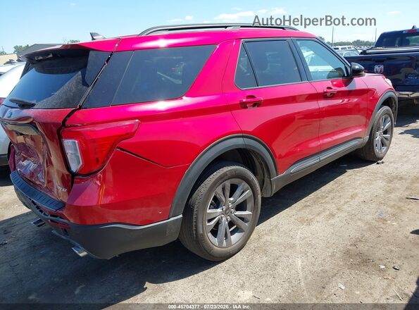 1FMSK8DH7PGC16460 2023 FORD EXPLORER Red Rear right