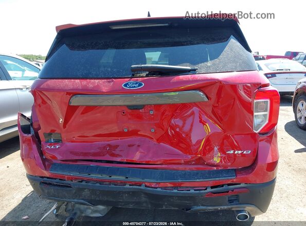 1FMSK8DH7PGC16460 2023 FORD EXPLORER Red Front view