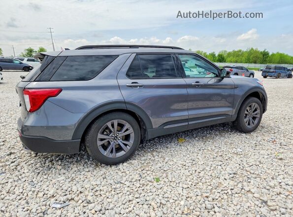 1FMSK8DH7PGC33050 2023 FORD EXPLORER Gray Trasero derecho