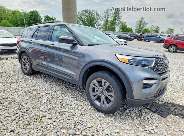 1FMSK8DH7PGC33050 2023 FORD EXPLORER Gray Delantero derecho