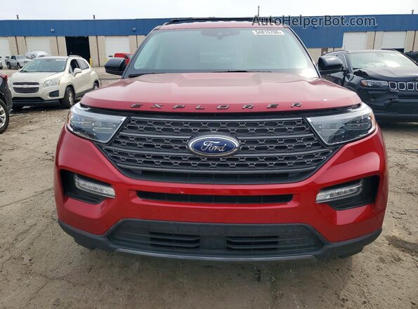 1FMSK8DH7RGA81824 2024 FORD EXPLORER Красный Вид спереди