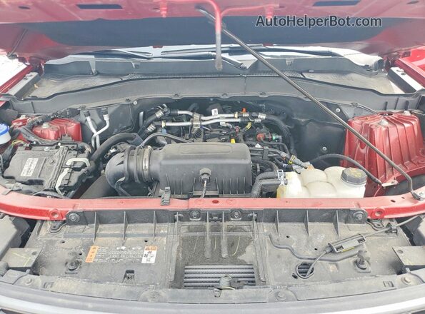 1FMSK8DH7RGA81824 2024 FORD EXPLORER Красный Вид задней части салона