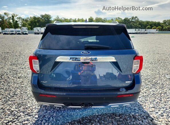 1FMSK8DH8LGA08887 2020 FORD EXPLORER Blue Հետևի տեսք