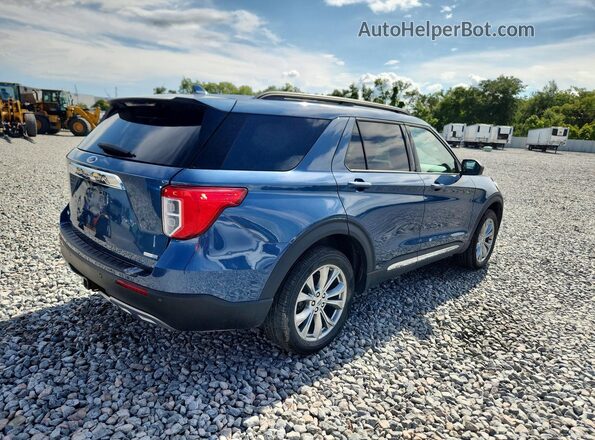 1FMSK8DH8LGA08887 2020 FORD EXPLORER Blue Հետևի աջ