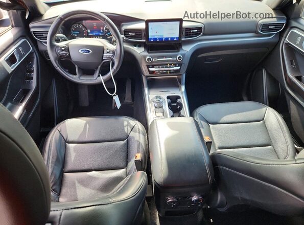 1FMSK8DH8LGA08887 2020 FORD EXPLORER Blue Առջևի վահանակի տեսք