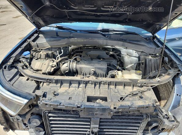 1FMSK8DH8LGB49233 2020 FORD EXPLORER Blue Vista del compartimento del motor
