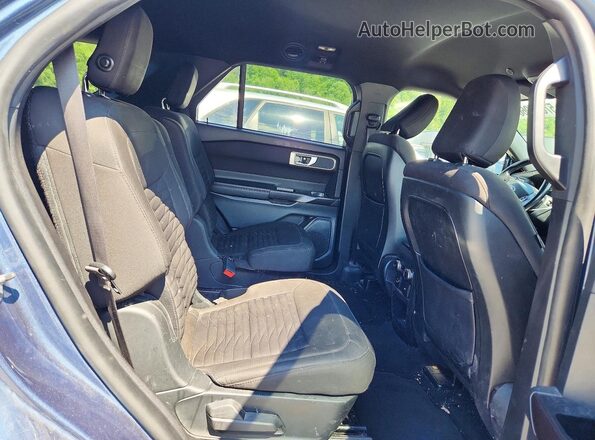 1FMSK8DH8LGB49233 2020 FORD EXPLORER Blue Vista interior trasera