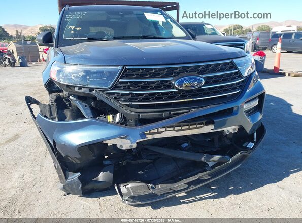 1FMSK8DH8LGC10080 2020 FORD EXPLORER Синий Вид спереди