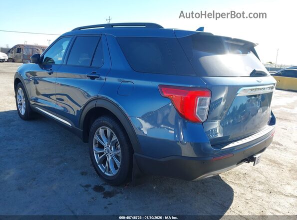 1FMSK8DH8LGC10080 2020 FORD EXPLORER Синий Задняя левая четверть