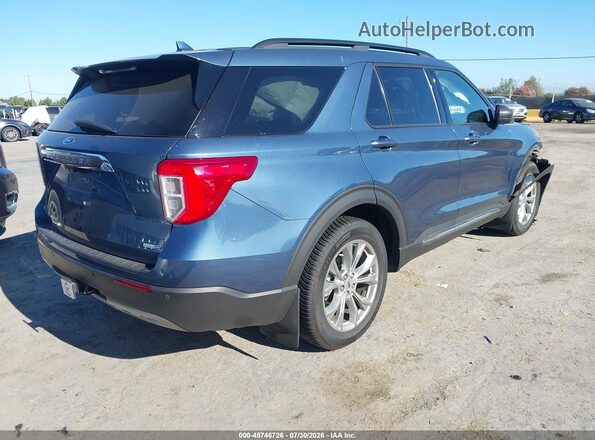 1FMSK8DH8LGC10080 2020 FORD EXPLORER Синий Задняя правая четверть