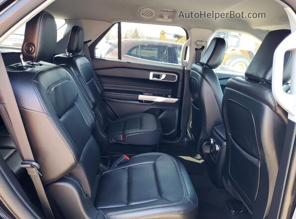 1FMSK8DH8LGC81506 2020 FORD EXPLORER Black Rear interior view