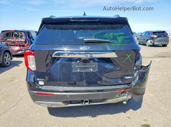 1FMSK8DH8LGC81506 2020 FORD EXPLORER Black Rear view