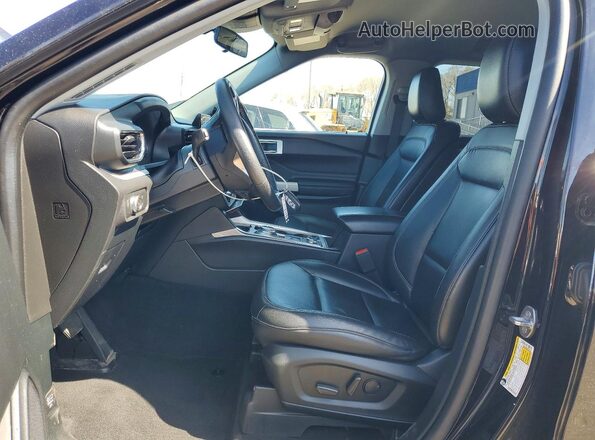 1FMSK8DH8LGC81506 2020 FORD EXPLORER Black Front interior view