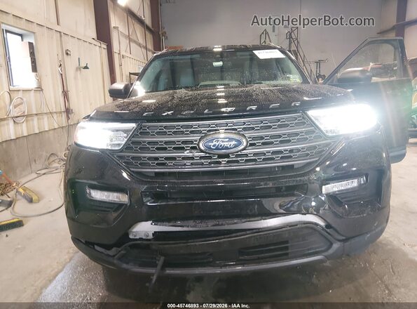 1FMSK8DH8MGA01018 2021 FORD EXPLORER Black Front view