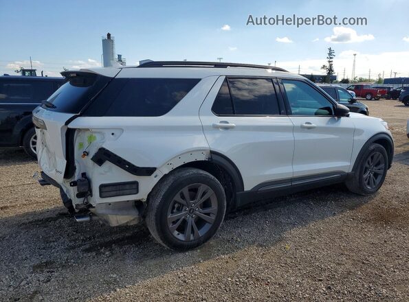 1FMSK8DH8MGA38599 2021 FORD EXPLORER White Задня права чверть